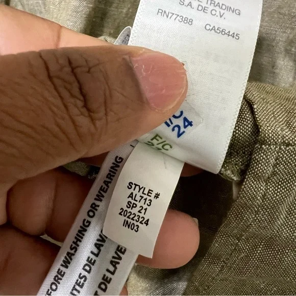 Madewell Linen-Blend Alexandra Button-Front Mini Dress size S Small Madewell Linen-Blend Alexandra Button-Front Mini Dress size S Small